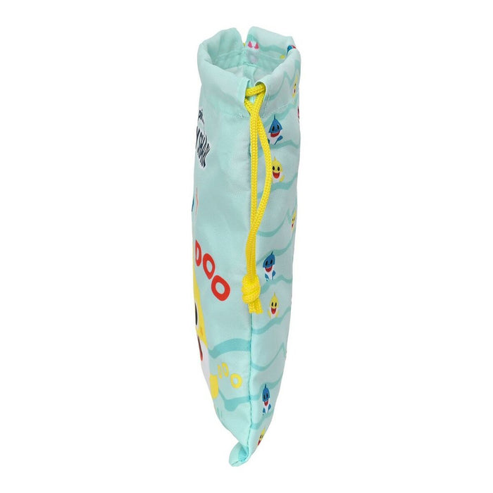 Cutie pentru prânz Baby Shark Beach Day Galben Albastru deschis (20 x 25 x 2 cm)
