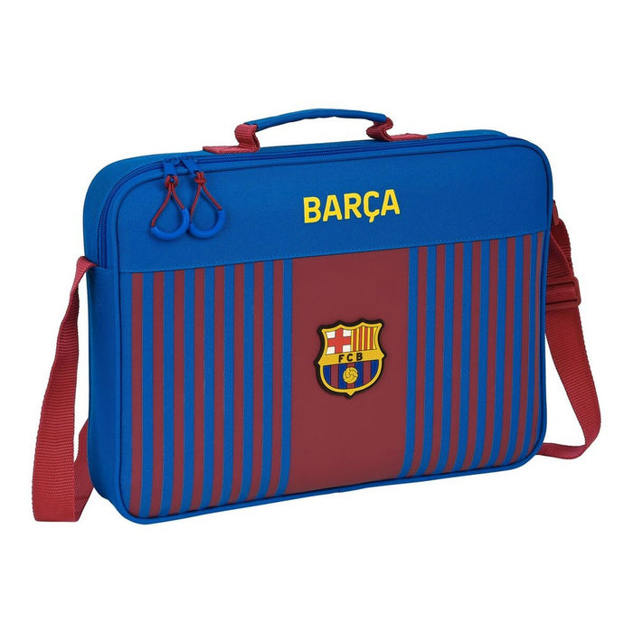 ghiozdan de școală F.C. Barcelona Castaniu Bleumarin (38 x 28 x 6 cm)