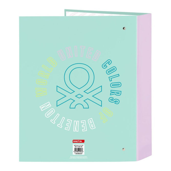 Biblioraft Benetton World Mentă A4 (40 mm)