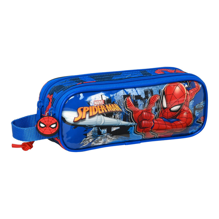 Penar Școlar Spiderman Great power Albastru Roșu 21 x 8 x 6 cm