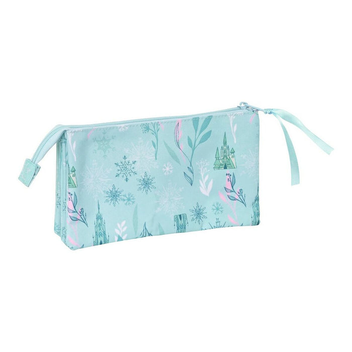 Penar triplu Frozen One heart Verde Turcoaz 22 x 12 x 3 cm