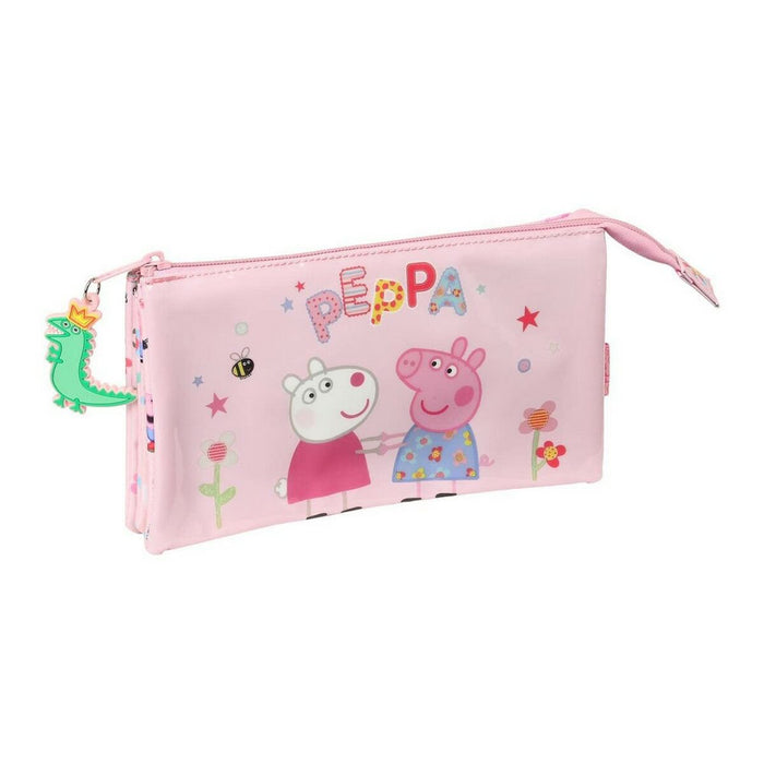Penar Școlar Peppa Pig Having fun Roz 22 x 12 x 3 cm