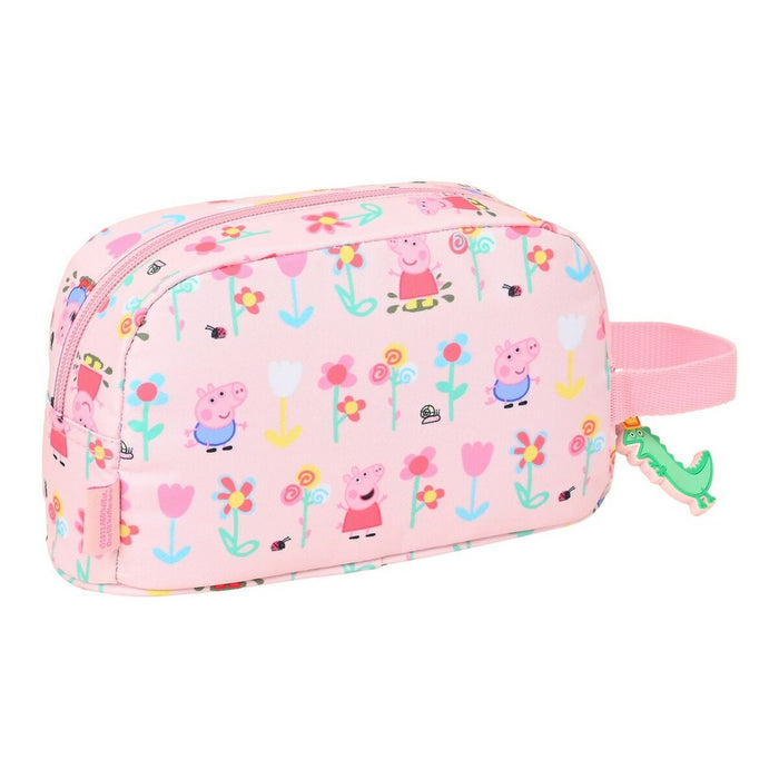 Geantă Termoizolantă pentru Gustări Peppa Pig Having Fun Roz (21.5 x 12 x 6.5 cm)