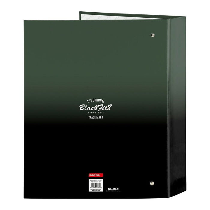 Biblioraft BlackFit8 Skull Negru Gri A4 (40 mm)