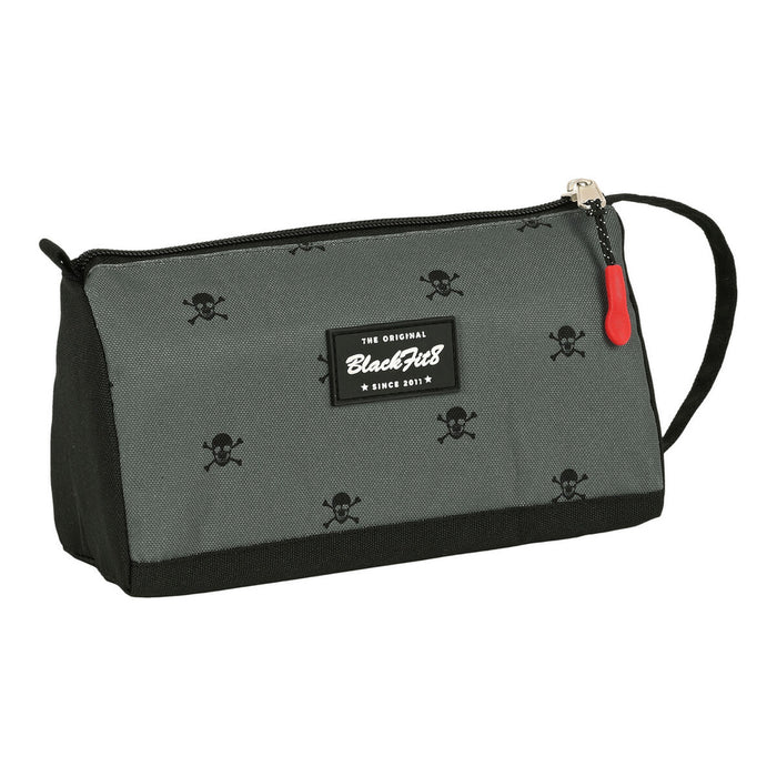 Penar Școlar BlackFit8 Skull Negru Gri 20 x 11 x 8.5 cm