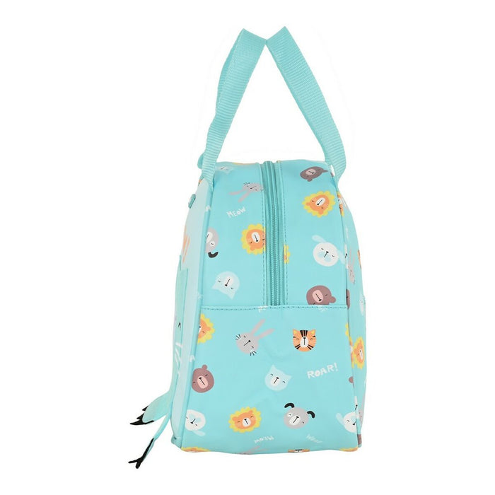 Geantă Termoizolantă pentru Gustări Safta Cat Turquoise (19 x 22 x 14 cm)