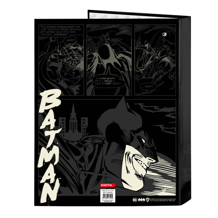 Biblioraft Batman Hero Negru A4 (26.5 x 33 x 4 cm)