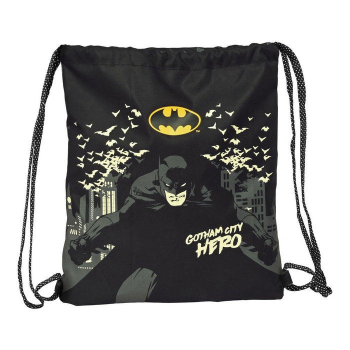 Geantă Rucsac cu Bretele Batman Hero Negru (35 x 40 x 1 cm)