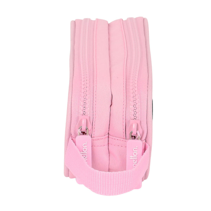 Penar dublu Benetton Vichy Roz (21 x 8 x 6 cm)