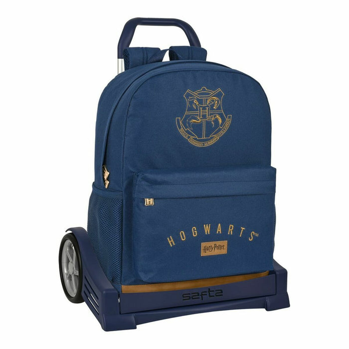 Ghiozdan cu Roți Safta Bleumarin Harry Potter 32 x 14 x 43 cm