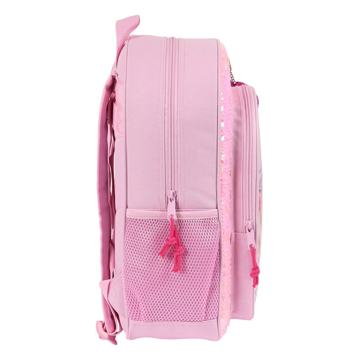 Ghiozdan Na!Na!Na! Surprise Sparkles Roz (32 x 38 x 12 cm)