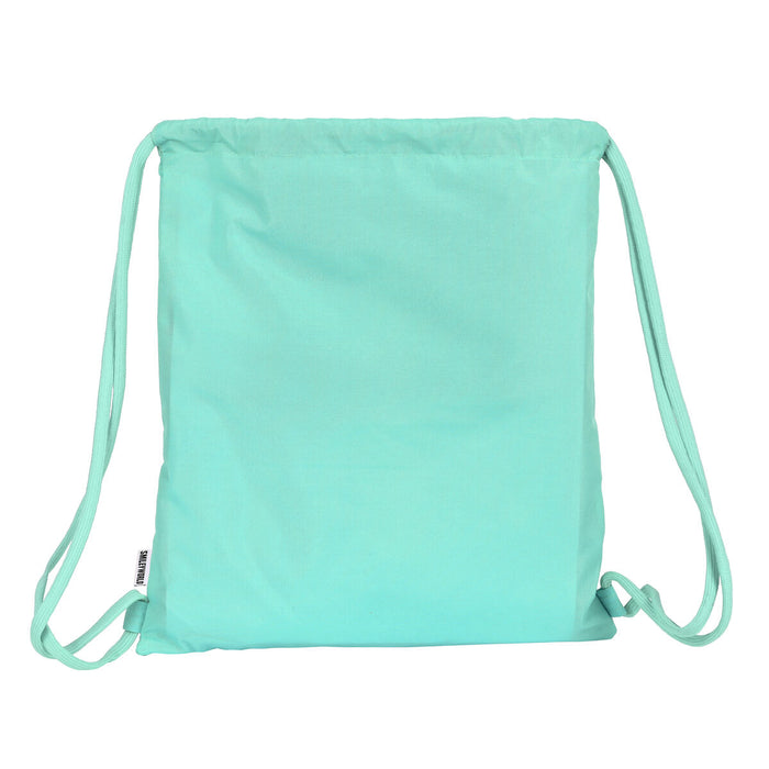 Geantă Rucsac cu Bretele Smiley Summer fun Turquoise (35 x 40 x 1 cm)