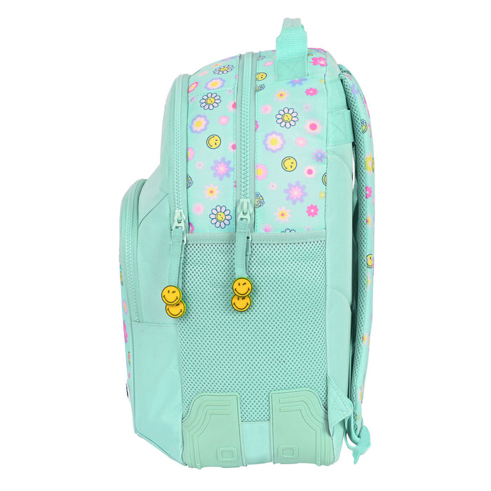 Ghiozdan Smiley Summer fun Turquoise (32 x 42 x 15 cm)
