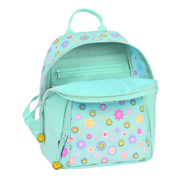 Rucsac pentru Copii Smiley Summer fun Mini Turquoise (25 x 30 x 13 cm)