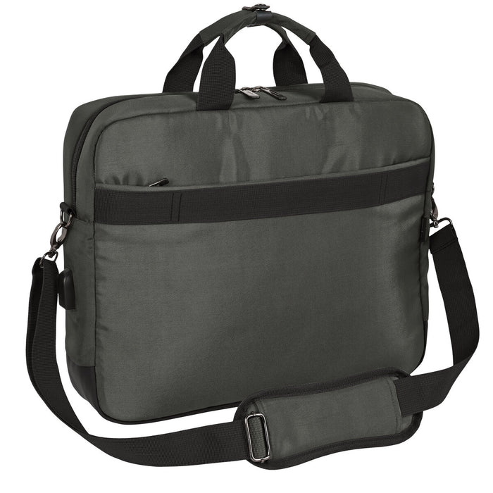 Servietă pentru Laptop și Tabletă Safta +tablet+usb safta safta business  Gri 41 x 33 x 9 cm