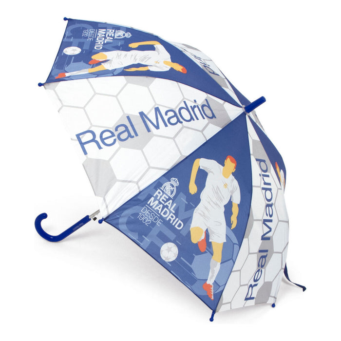 Umbrelă Automată Real Madrid C.F. Albastru Alb (Ø 84 cm)