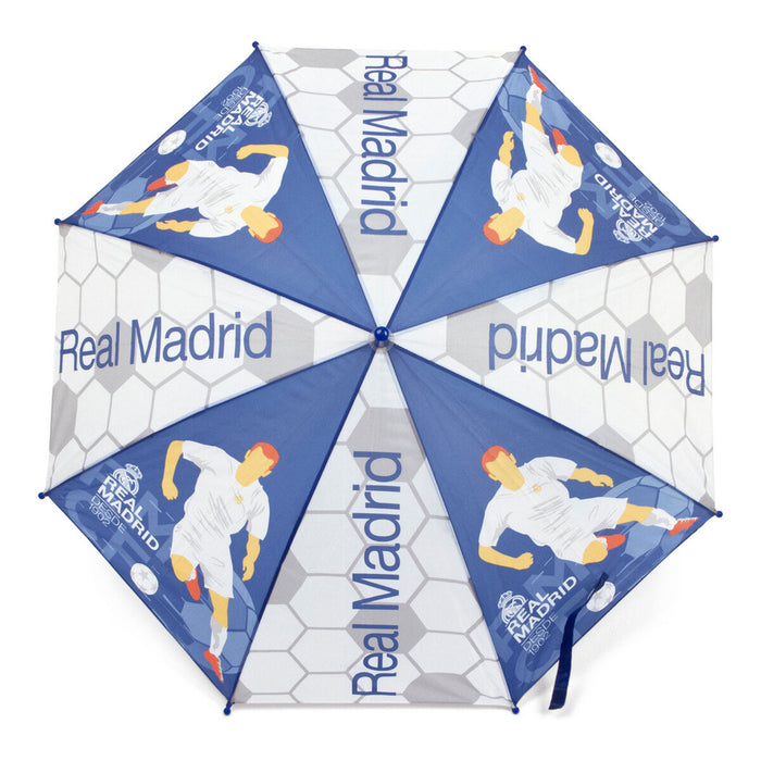 Umbrelă Automată Real Madrid C.F. Albastru Alb (Ø 84 cm)