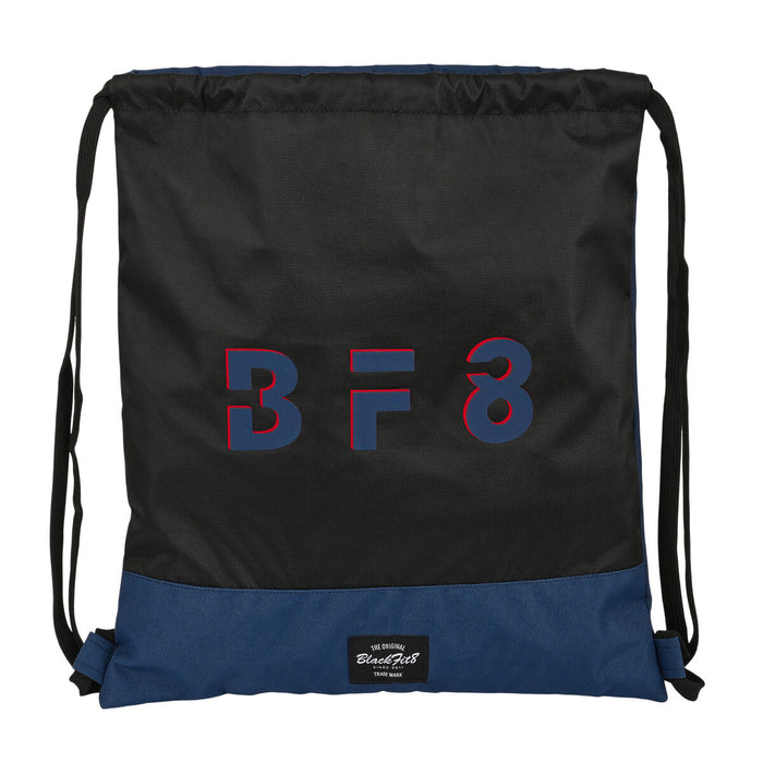 Geantă Rucsac cu Bretele BlackFit8 Urban Negru Bleumarin (35 x 40 x 1 cm)