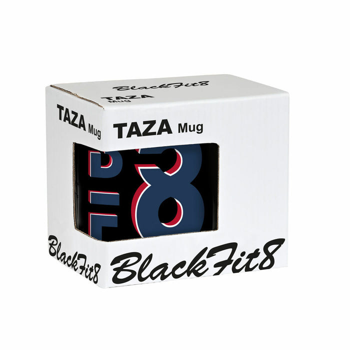 Cană tip Halbă BlackFit8 Urban Ceramică Negru Bleumarin (350 ml)