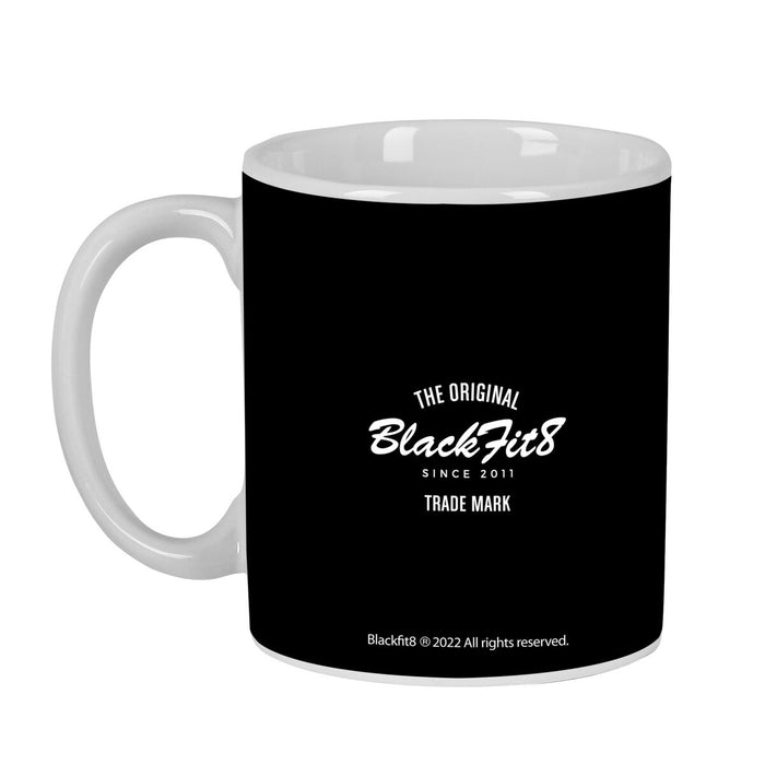 Cană tip Halbă BlackFit8 Urban Ceramică Negru Bleumarin (350 ml)