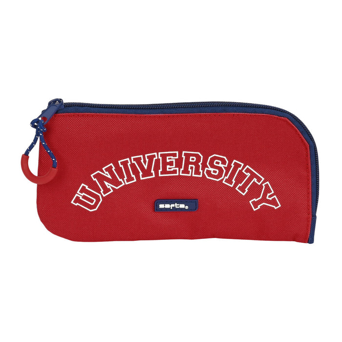 Penar Școlar Safta University Roșu Bleumarin (23 x 11 x 1 cm)