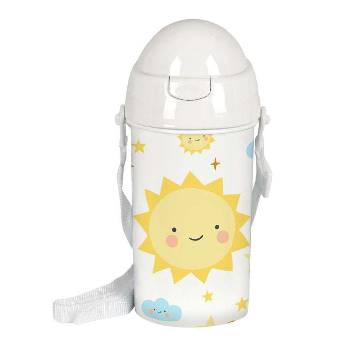 Sticlă de apă Safta Solete Alb Galben PVC (500 ml)