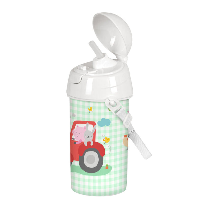 Sticlă de apă Safta Granja Alb PVC Verde deschis (500 ml)