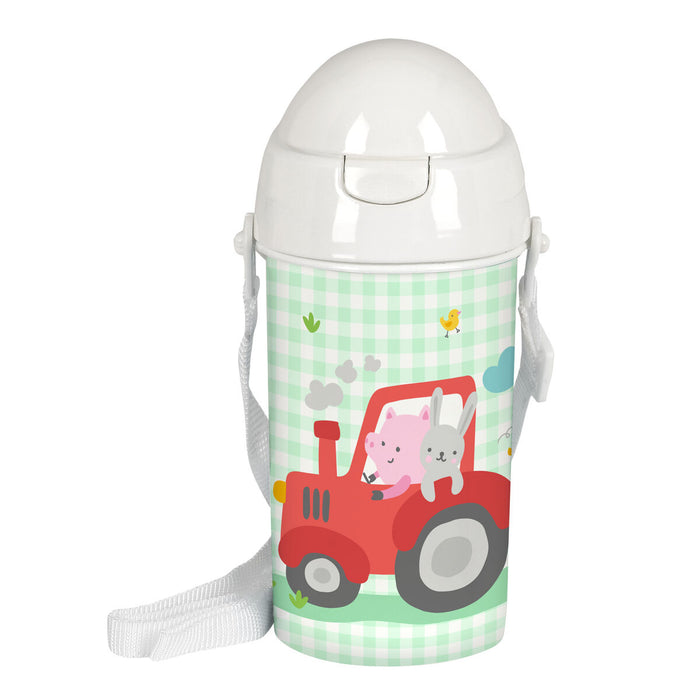 Sticlă de apă Safta Granja Alb PVC Verde deschis (500 ml)