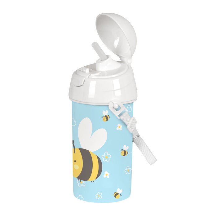 Sticlă de apă Safta Abeja Albastru deschis PVC (500 ml)