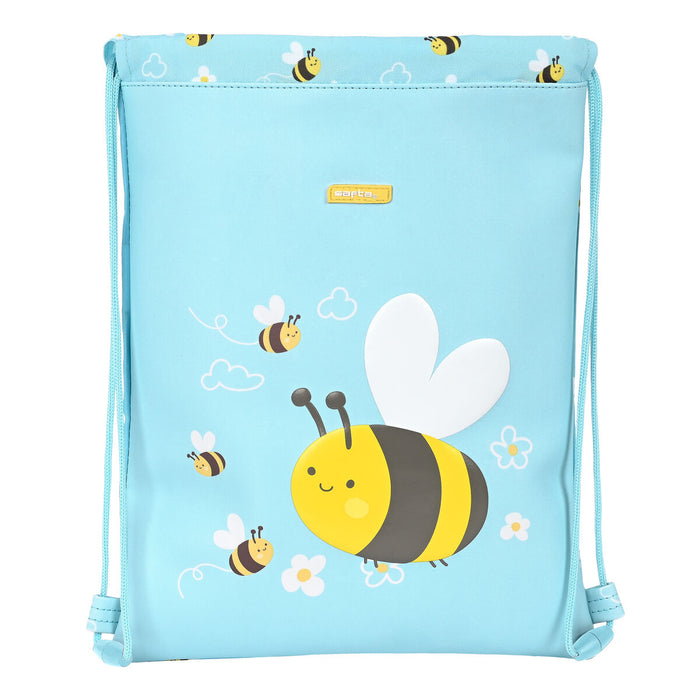 Geantă Rucsac cu Bretele Safta Abeja Albastru deschis (26 x 34 x 1 cm)