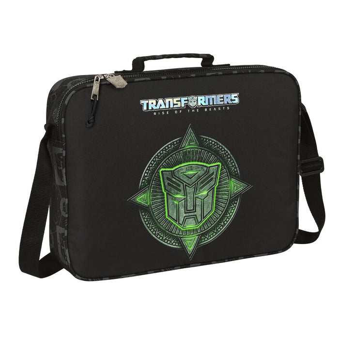 ghiozdan de școală Transformers Negru 38 x 28 x 6 cm