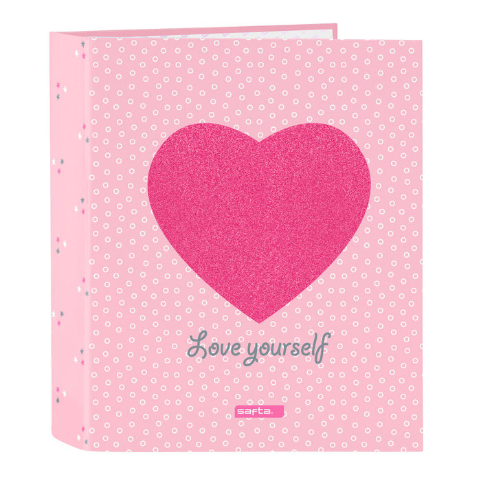 Biblioraft Safta Love Yourself Roz A4 (27 x 33 x 6 cm)