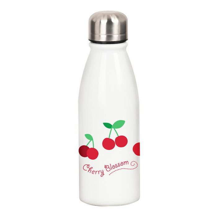 Sticlă de apă Safta Cherry Roșu Alb Metal (500 ml)