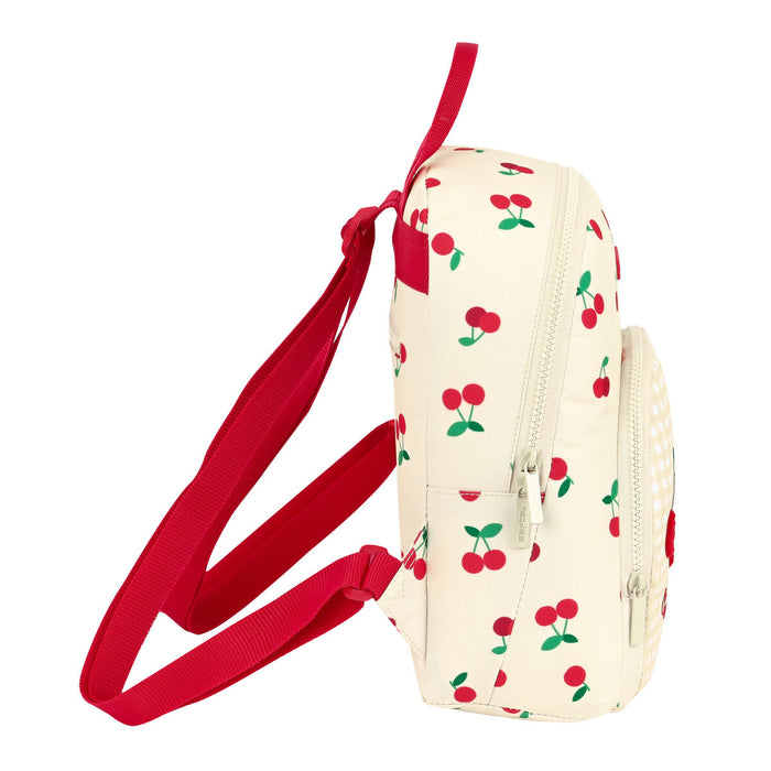 Rucsac pentru Copii Safta Cherry Mini Bej (25 x 30 x 13 cm)