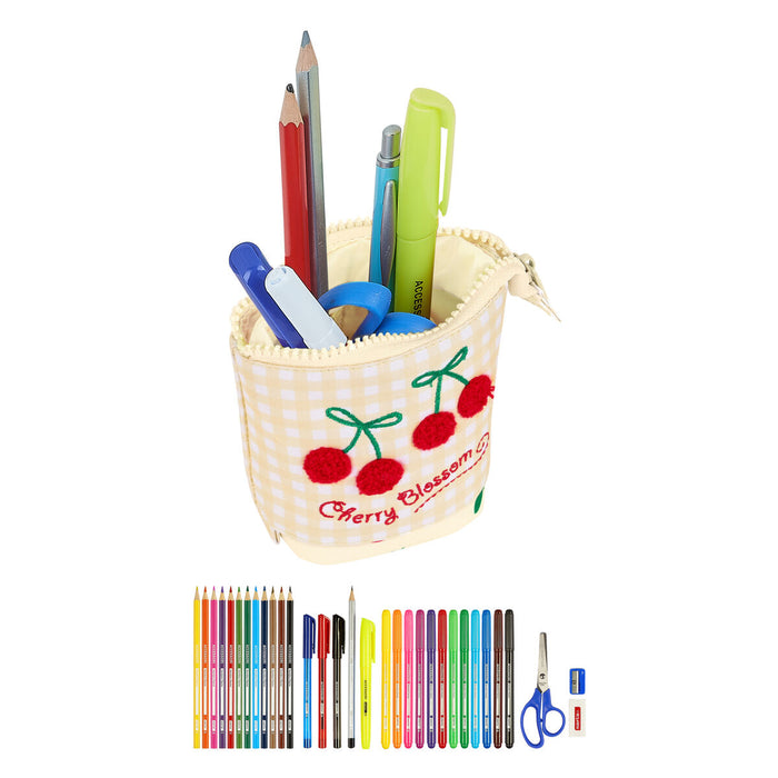 Trusă Ceașcă Safta Cherry Bej (32 Piese)