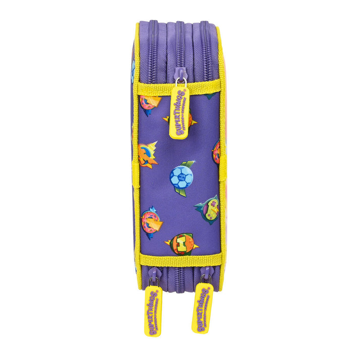 Penar Triplu SuperThings Guardians of Kazoom Mov Galben (36 Piese)