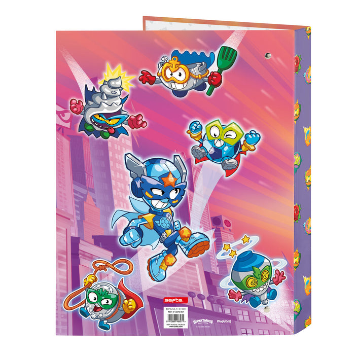 Biblioraft SuperThings Guardians of Kazoom Mov Galben A4 (26.5 x 33 x 4 cm)