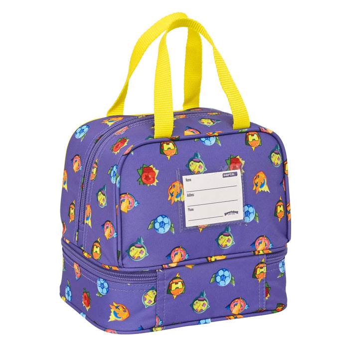 Cutie pentru prânz SuperThings Guardians of Kazoom Mov Galben (20 x 20 x 15 cm)