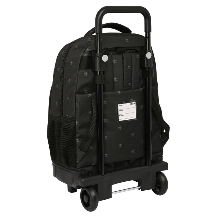 Ghiozdan cu Roți Safta California Negru 33 X 45 X 22 cm
