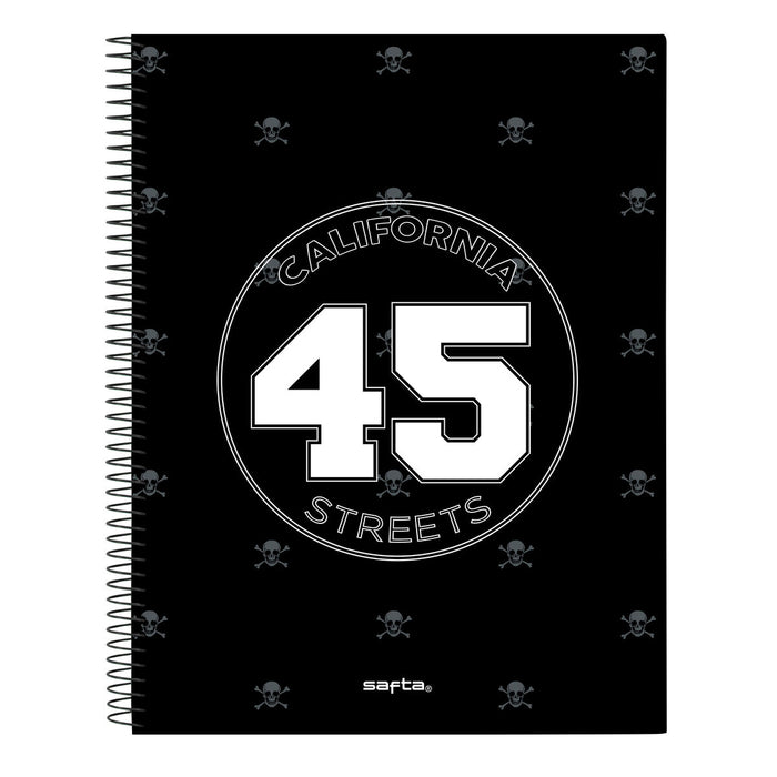 Notebook Safta California Negru A4 120 Frunze