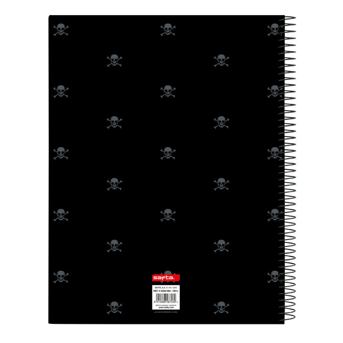 Notebook Safta California Negru A4 120 Frunze