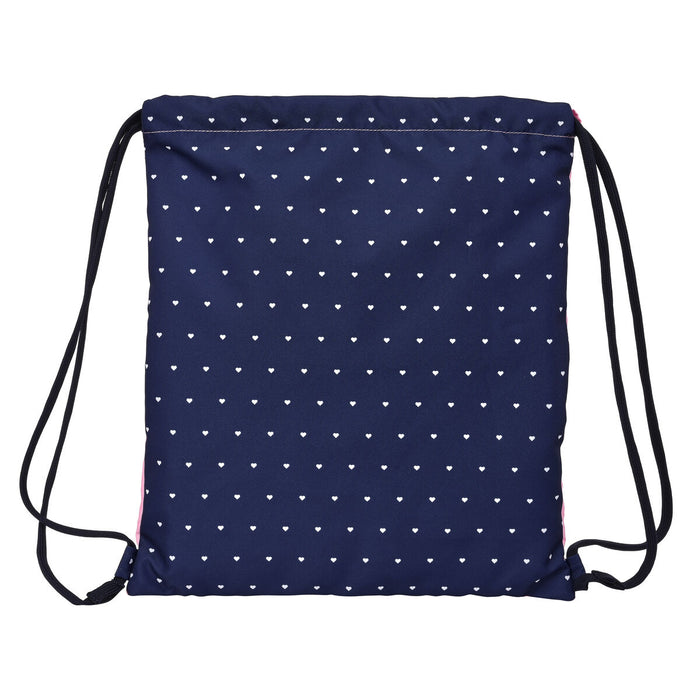 Geantă Rucsac cu Bretele Safta Paris Roz Bleumarin 35 x 40 x 1 cm