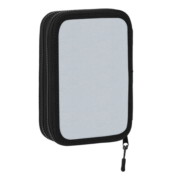 Creion dublu F.C. Barcelona Gri (13.5 x 20.5 x 4.5 cm) (34 Piese)