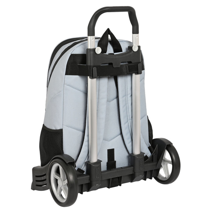 Ghiozdan cu Roți F.C. Barcelona Gri 32 x 44 x 16 cm