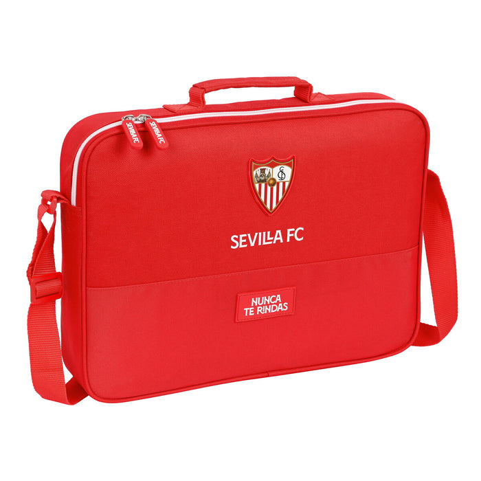 ghiozdan de școală Sevilla Fútbol Club Roșu (38 x 28 x 6 cm)