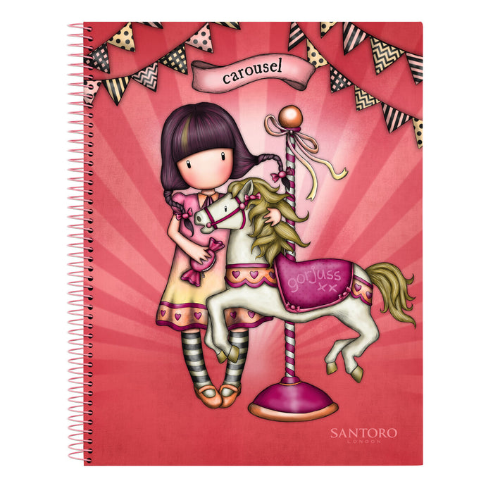 Notebook Gorjuss Carousel Somon A4