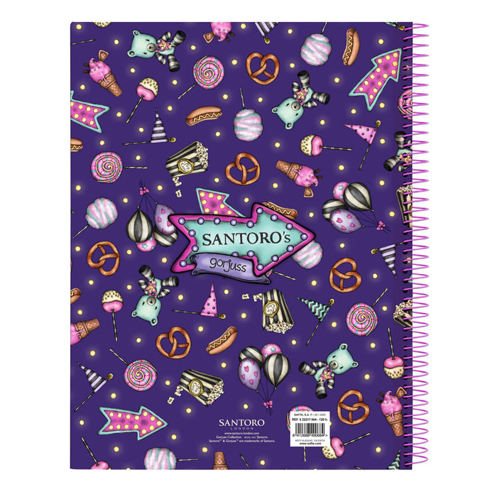 Notebook Gorjuss Up and away Mov A4