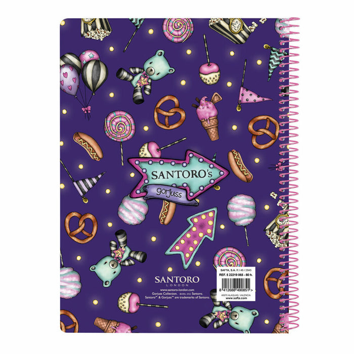 Notebook Gorjuss Up and away Mov A5