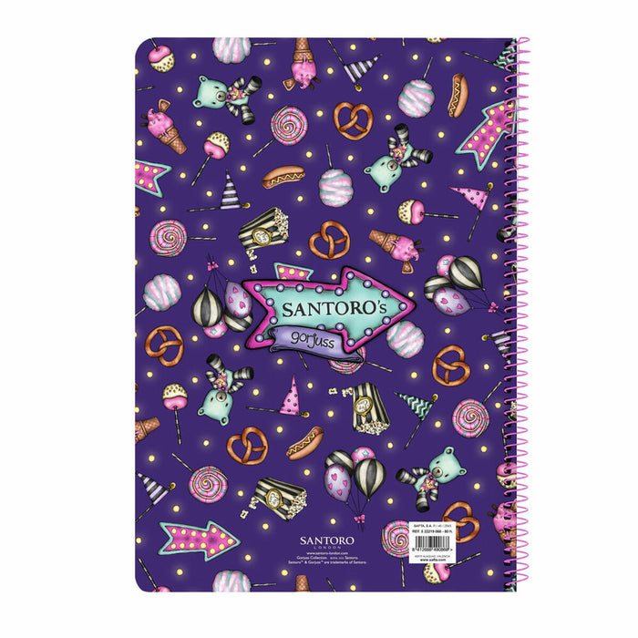 Notebook Gorjuss Up and away Mov A4