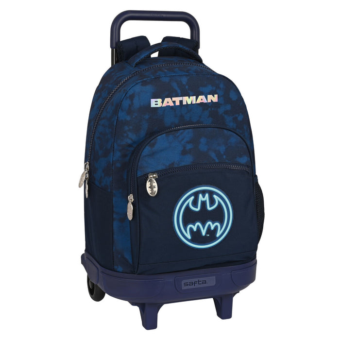 Ghiozdan cu Roți Batman Legendary Bleumarin 33 X 45 X 22 cm